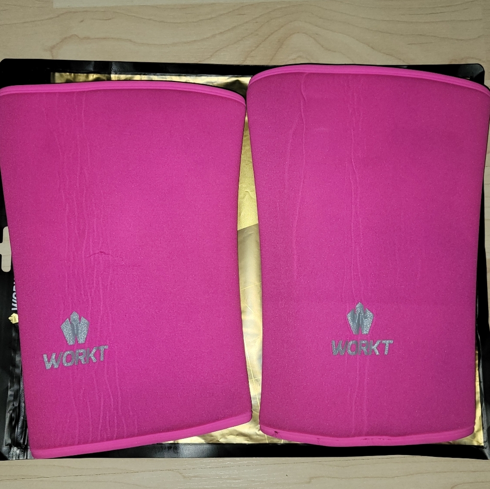 (2) 7mm Medium Workt Knee Sleeves
